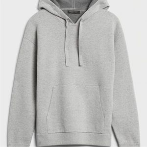 Banana Republic Organic Cotton Double-Knit Sweater Hoodie (NWOT)